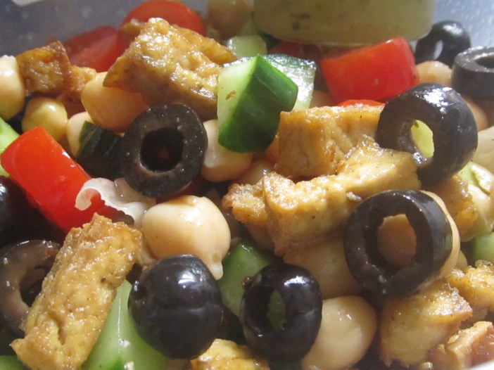 Post 48 - Tofu and chickpea salad
